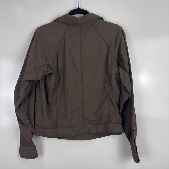 Columbia Sportswear Titanium Lightweight Button Front Jacket Brown Womens Medium - Picture 8 of 9